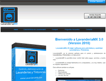 Tablet Screenshot of lavanderiamx.com